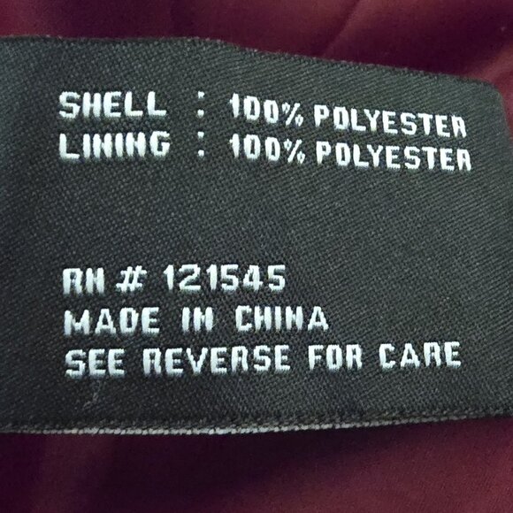 LONDON FOG RED HOODED RAIN/TRENCH COAT 3XL - Picture 11 of 11